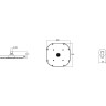 Верхний душ IDEAL STANDARD SENSES 230 (T2435AA)